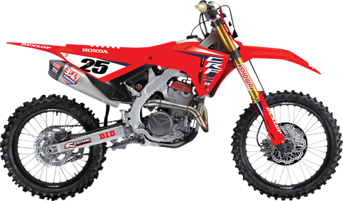 D'COR VISUALS - 20-10-635 - Graphic Kit - '25 HRC Honda - CRF250R '22-'24