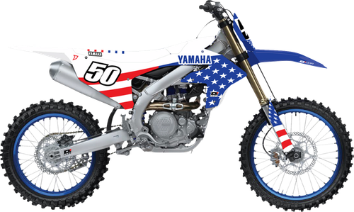 D'COR VISUALS - 20-50-350 - Graphic Kit - USA Yamaha - Yamaha - YZ 250/450 F