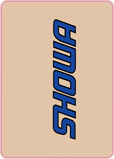 D'COR VISUALS - 40-80-114 - Upper Fork Decal - Showa - Blue