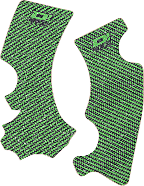 D'COR VISUALS - 16-20-104 - Frame Grip Tape - Green/Black - Kawasaki