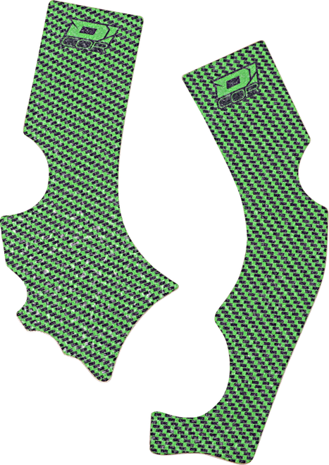 D'COR VISUALS - 16-20-110 - Frame Grip Tape - Green - Kawasaki