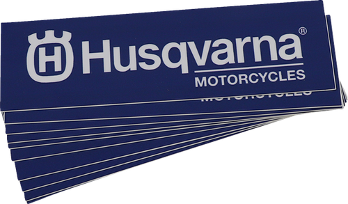 D'COR VISUALS - 40-70-107 - Husqvarna Decal - 6" - 10 Pack