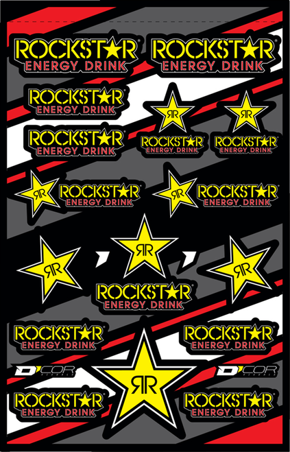 D'COR VISUALS - 40-90-601 - Decal Sheet - Rockstar