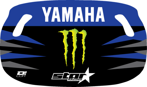 D'COR VISUALS - 60-60-155 - Pit Board - Black/Blue - Monster Energy Logo