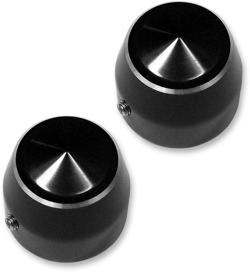 ACCUTRONIX - TAC101-EN - Axle Caps - Elite - Black - 1" - Pair