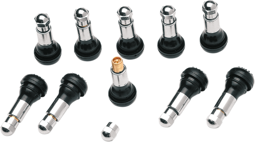 DILL AIR CONTROLS - TR-413WZS - Valve Stem - Pull-In - Black/Chrome