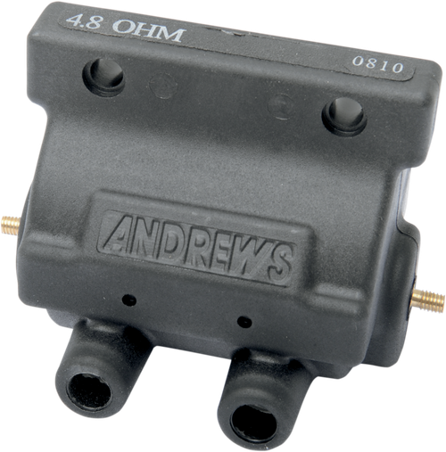 ANDREWS - 237230 - Ignition Coil - 4.8 Ohm - Harley Davidson - Black