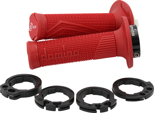 DOMINO - D10046C4200A9-0 - D100 D-Lock Grips - Red