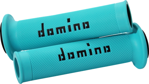 DOMINO - A01041C4080B7-0 - MotoGP Grips - Dual-Compound - Cyan/Black