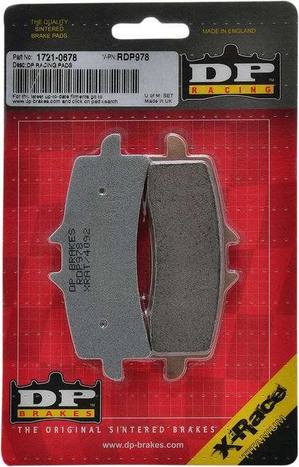 DP BRAKES - RDP978 - RDP Racing Brake Pads