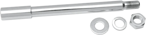 DRAG SPECIALTIES - 0214-0577 - Axle Kit - Front - Chrome - '84-'87 Sportster
