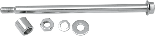 DRAG SPECIALTIES - 0214-0582 - Axle Kit - Rear - Chrome - '80-'86 Harley-Davidson
