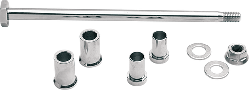 DRAG SPECIALTIES - 0309-2250 - Swingarm Pivot Shaft Kit - Chrome - '00-'07 FXST/FLST