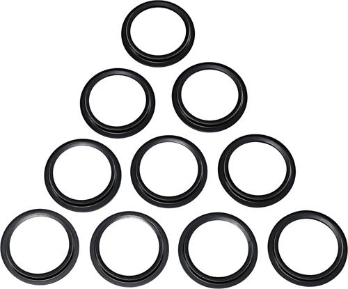 DRAG SPECIALTIES - 0407-0670 - Fork Dust Seals - 49 mm - 10-Pack