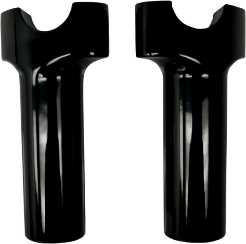 DRAG SPECIALTIES - 0602-0520 - Buffalo Billet Aluminum Handlebar Risers - 4" - Black