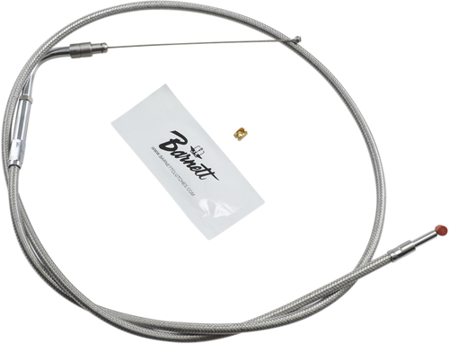 BARNETT - 102303001206 - Stainless Steel Throttle Cable - +6" - '01-'15 Softail
