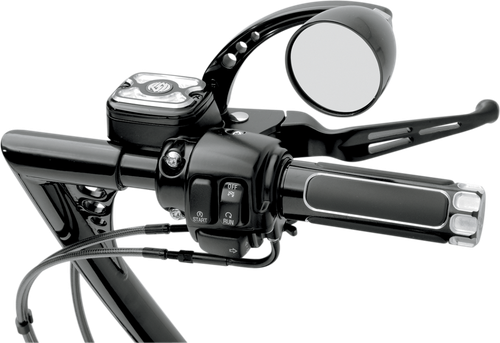 DRAG SPECIALTIES - 0610-0142 - Slotted Wide Blade Lever Set - Black