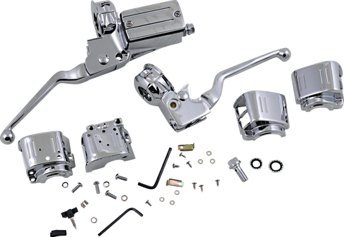 DRAG SPECIALTIES - 0610-0500 - Handlebar Control Kit w/o Switches - 3/4" Master Cylinder