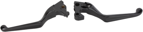 DRAG SPECIALTIES - 0610-0795 - Wide Blade Lever Set - Black