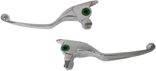 DRAG SPECIALTIES - 0610-1953 - Wide Blade Lever Set - Chrome