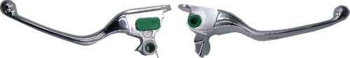 DRAG SPECIALTIES - 0610-2253 - Wide Blade Lever Set - Chrome