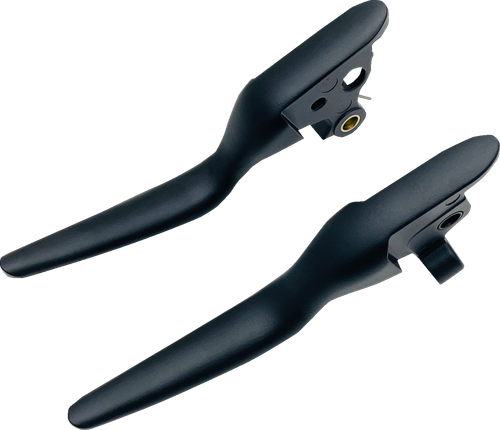 DRAG SPECIALTIES - 0610-2258 - Custom Lever Set - LSR - Satin Black
