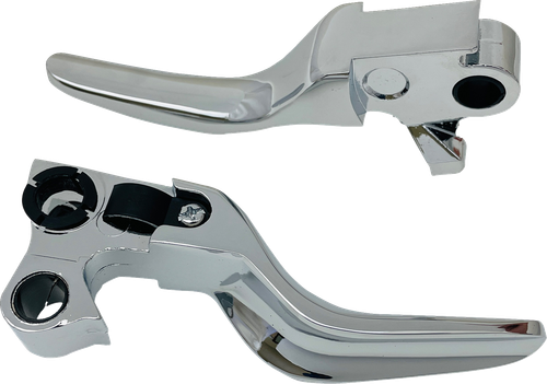 DRAG SPECIALTIES - 0610-2302 - Short Lever Set - Chrome