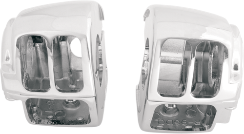 DRAG SPECIALTIES - 0616-0109 - Handlebar Switch Housing Kit - Standard - Chrome