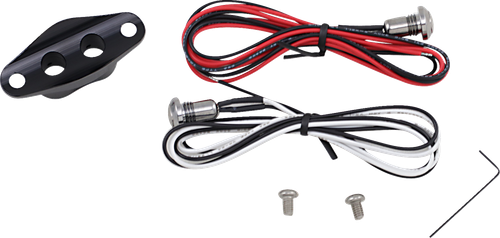 DRAG SPECIALTIES - 0616-0205 - Duet Handlebar Switch Kit - Dual Button - Black
