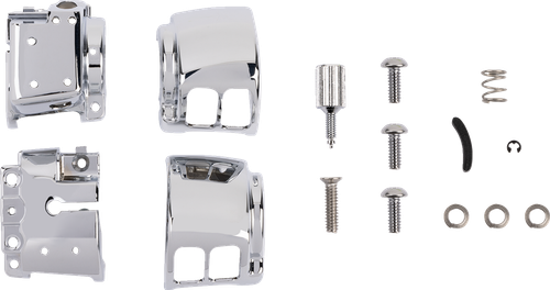 DRAG SPECIALTIES - 0616-0396 - Handlebar Switch Housing Kit - Cruise - Chrome