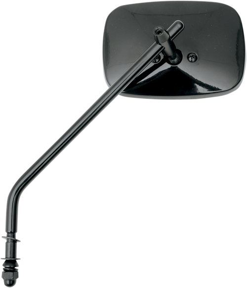 DRAG SPECIALTIES - 0640-0657 - Mirror - Die-Cast - Side View - Long - Black - Left/Right