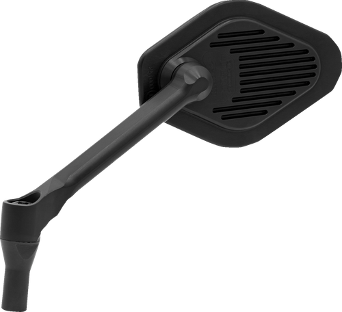 DRAG SPECIALTIES - 0640-1862 - Mirror - Adjustable - Diamond - Black - Short Stem - Left