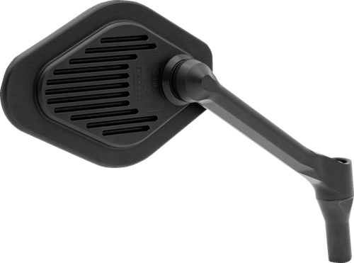 DRAG SPECIALTIES - 0640-1863 - Mirror - Adjustable - Diamond - Black - Short Stem - Right