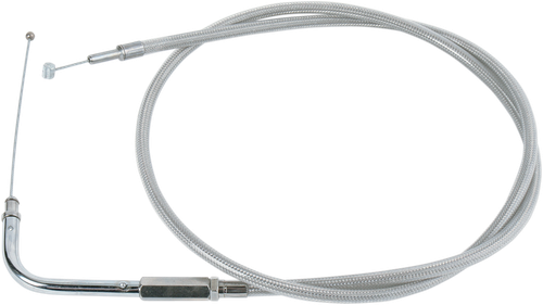 DRAG SPECIALTIES - 0650-0291 - Stainless Braided Throttle Cable - 30"