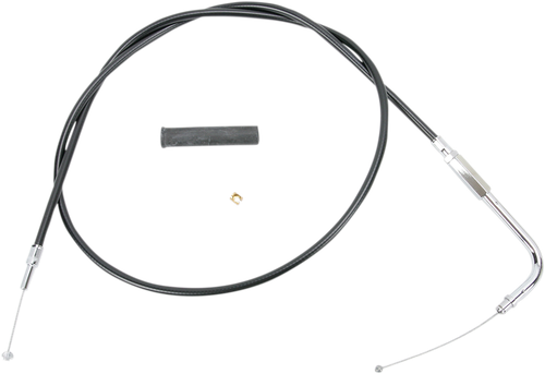 DRAG SPECIALTIES - 0650-0342 - Black Vinyl Throttle Cable - 47-1/2"