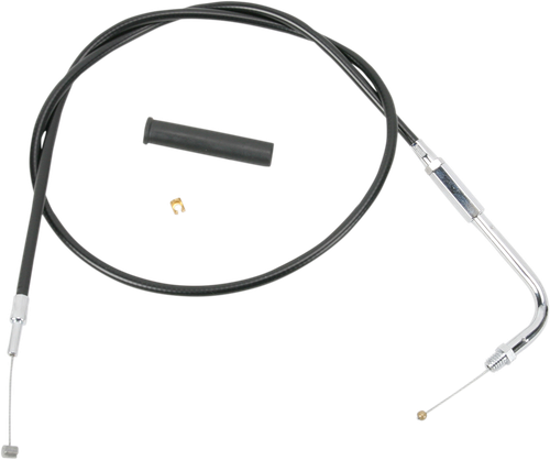 DRAG SPECIALTIES - 0650-0352 - Black Vinyl Throttle Cable - 32-1/2"