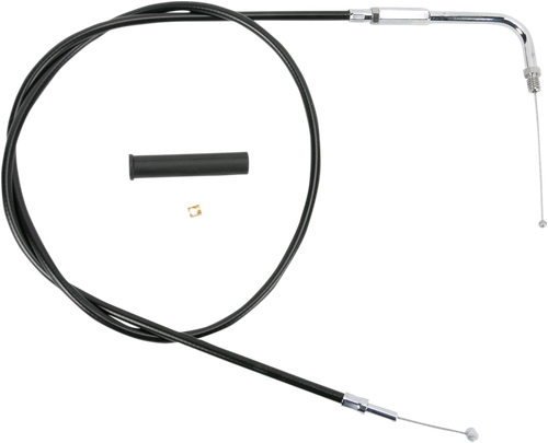 DRAG SPECIALTIES - 0650-0357 - Black Vinyl Throttle Cable - 44"