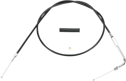 DRAG SPECIALTIES - 0650-0396 - Black Vinyl Throttle Cable - 42"