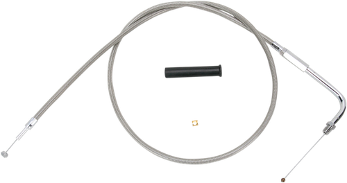 DRAG SPECIALTIES - 0650-1085 - Stainless Braided Throttle Cable - 30"