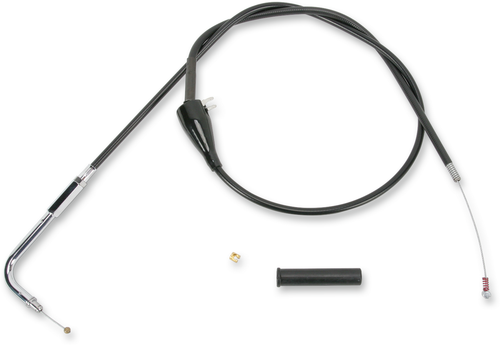 DRAG SPECIALTIES - 0651-0177 - Black Vinyl Idle Cable - Cruise - 38-3/16"