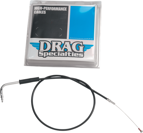 DRAG SPECIALTIES - 0651-0181 - Black Vinyl Idle Cable - Cruise - 38-7/8"