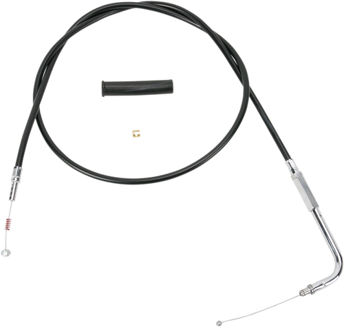 DRAG SPECIALTIES - 0651-0619 - Black Vinyl Idle Cable - 50"