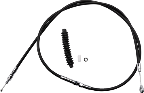 DRAG SPECIALTIES - 0652-1399 - High-Efficiency Black Vinyl Clutch Cable - 66-5/8"