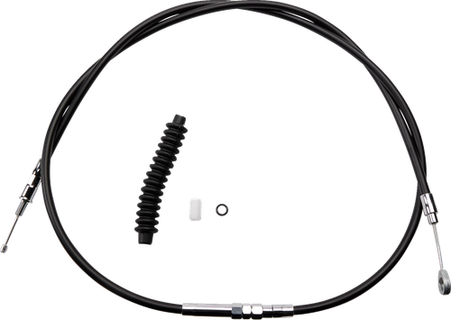 DRAG SPECIALTIES - 0652-1402 - High-Efficiency Black Vinyl Clutch Cable - 72-11/16"
