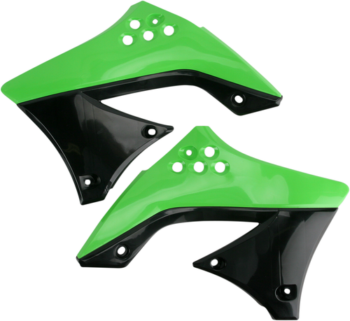 ACERBIS - 2141711089 - Radiator Shrouds - Green/Black