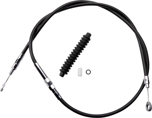 DRAG SPECIALTIES - 0652-1418 - High-Efficiency Black Vinyl Clutch Cable - 57-11/16"