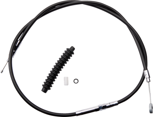 DRAG SPECIALTIES - 0652-1422 - High-Efficiency Black Vinyl Clutch Cable - 59-3/4"