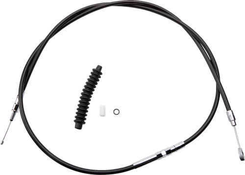 DRAG SPECIALTIES - 0652-1433 - High-Efficiency Black Vinyl Clutch Cable - 76-11/16"