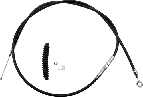 DRAG SPECIALTIES - 0652-1439 - High-Efficiency Black Vinyl Clutch Cable - 70-11/16"