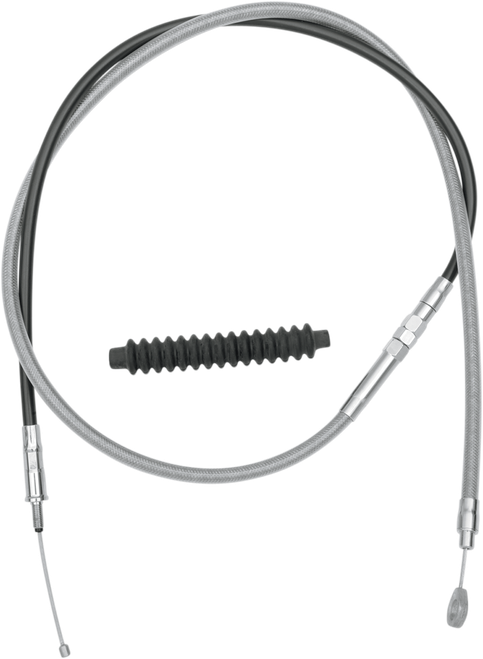 DRAG SPECIALTIES - 0652-1491 - High-Efficiency Braided Stainless Steel Clutch Cable - 64-15/16"